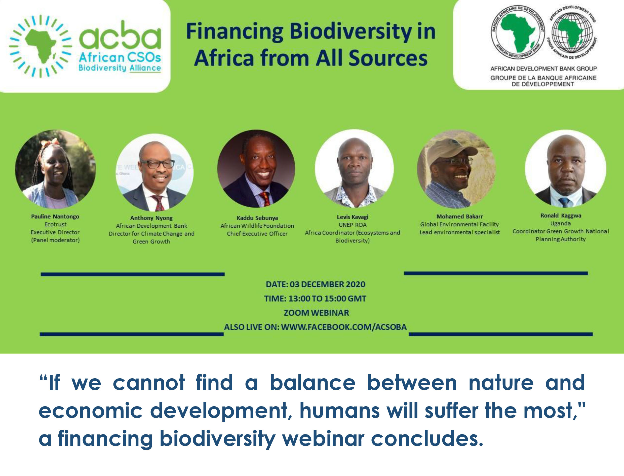 Image for news article titled: Financing Biodiversity in Africa from all sources